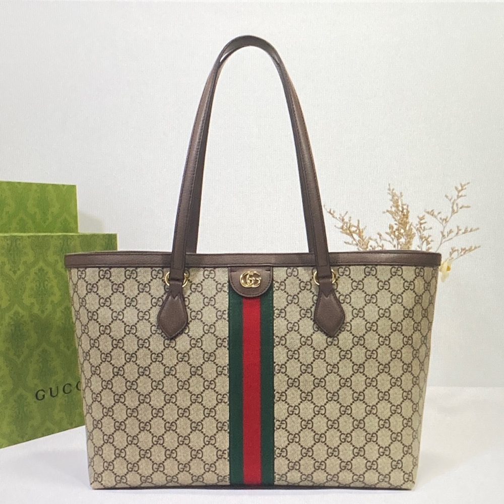 Gucci Medium Ophidia Shopping Bag Tote